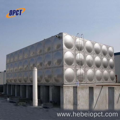 prefabricated rectangular stainless steel tank